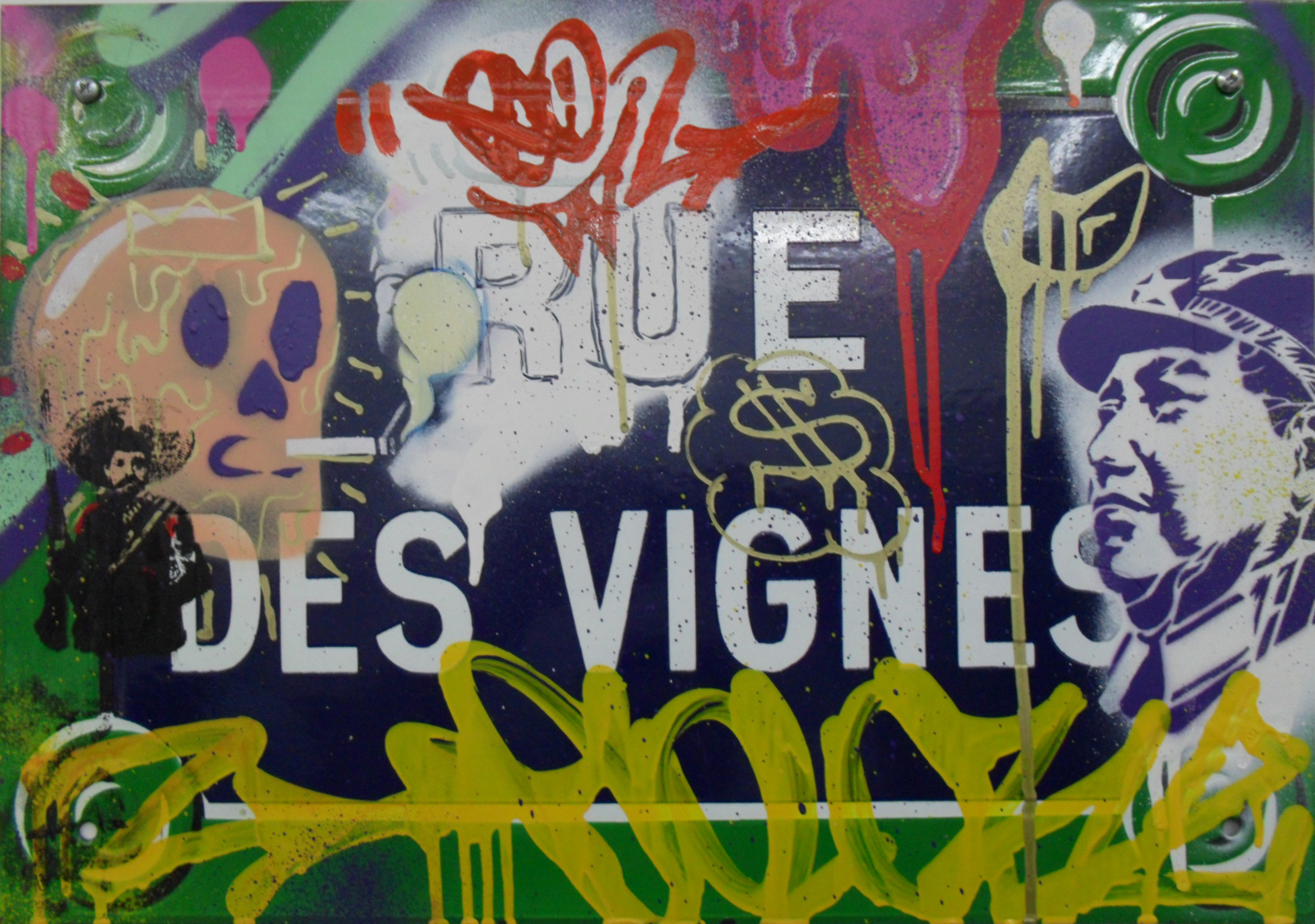 Collaboration Gilbert & Colorz - Rue des Vignes - 2011